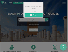 Tablet Screenshot of meetrip.com