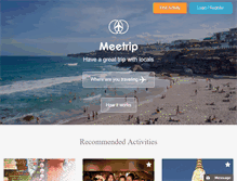 Tablet Screenshot of meetrip.to